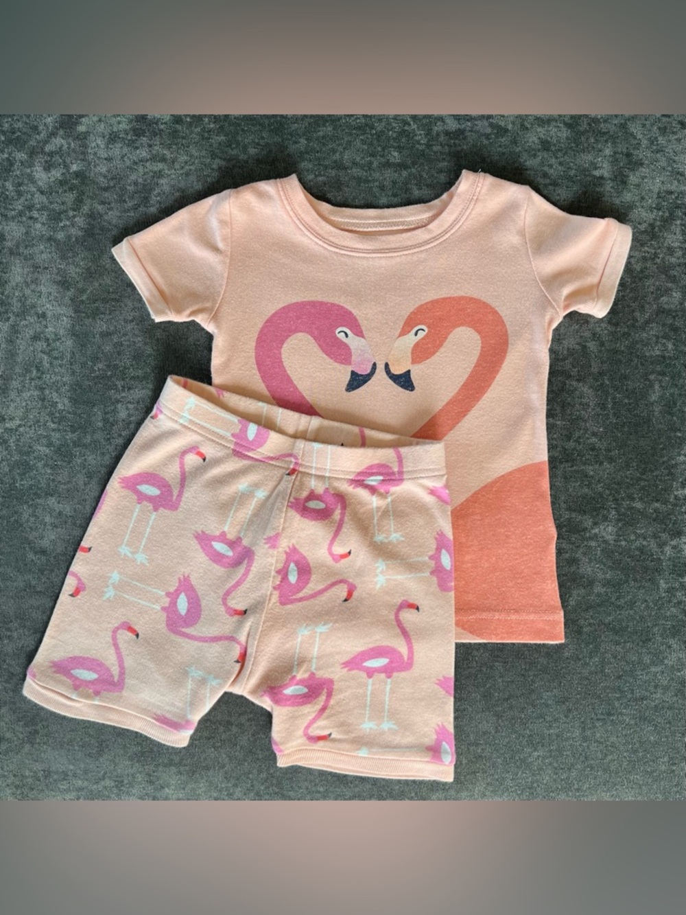 Old Navy Girls Flamingo Pajama Set Size 3T